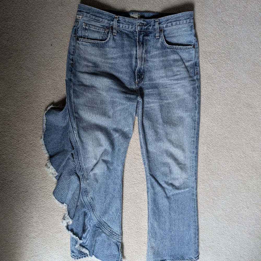 CITIZENS of HUMANITY Estella Side Ruffle Jeans